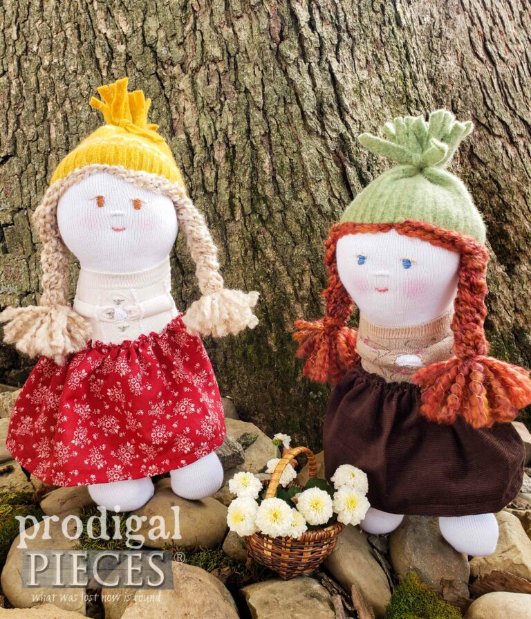 Cute Handmade Sock Dolls & Animals available at Prodigal Pieces | shop.prodigalpieces.com #prodigalpieces #handmade #gifts #toys #kids