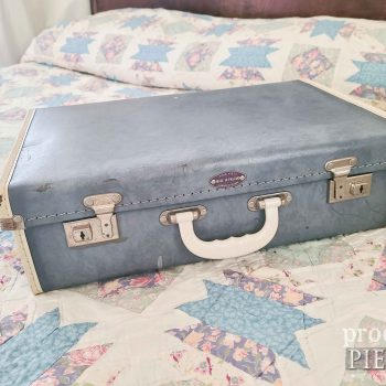 Vintage Suitcase in Blue by London Luggage available at Prodigal Pieces | shop.prodigalpieces.com #prodigalpieces #shopping #vintage