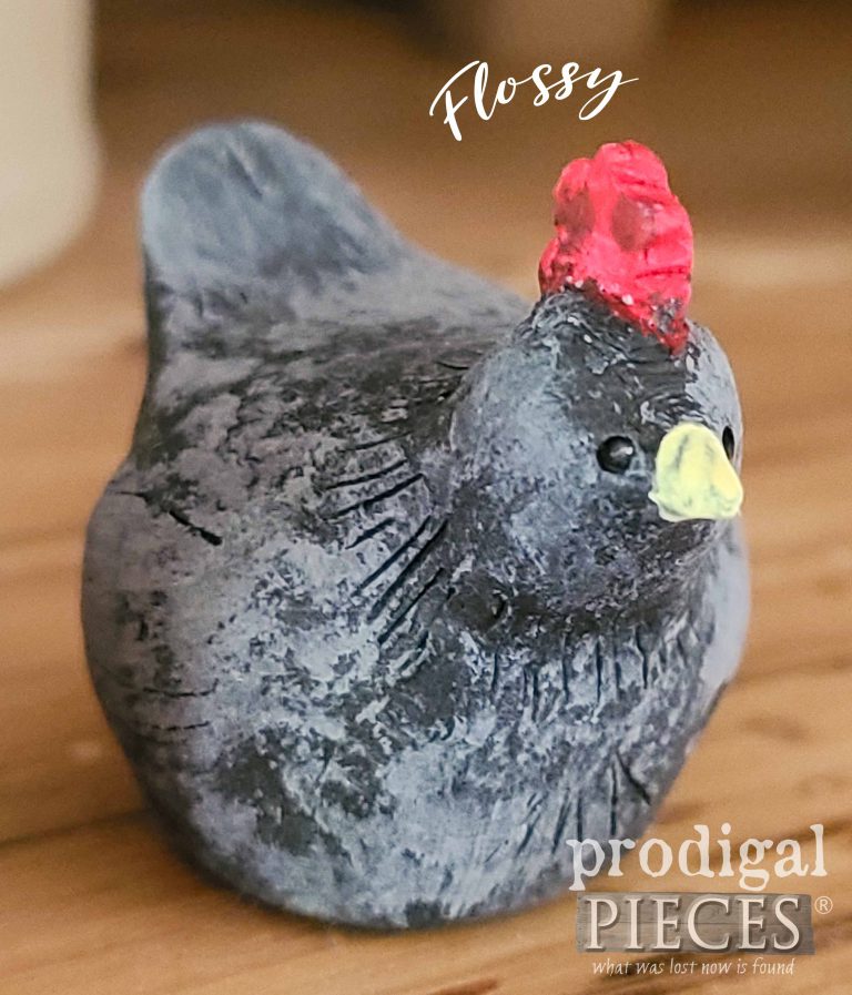 Miniature Flossy Hen Figurine by Prodigal Pieces | shop.prodigalpieces.com #prodigalpieces