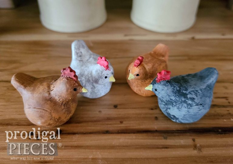 Gathering of Miniature Chicken Hens by Prodigal Pieces | shop.prodigalpieces.com