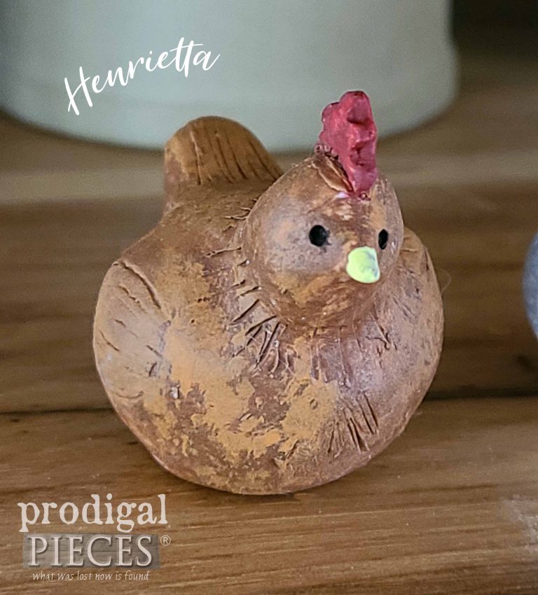 Miniature Henrietta Hen Figurine by Prodigal Pieces | shop.prodigalpieces.com