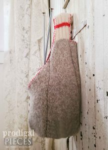 Felted Wool Hanging Basket Gusset Side by Prodigal Pieces | shop.prodigalpieces.com #prodigalpieces