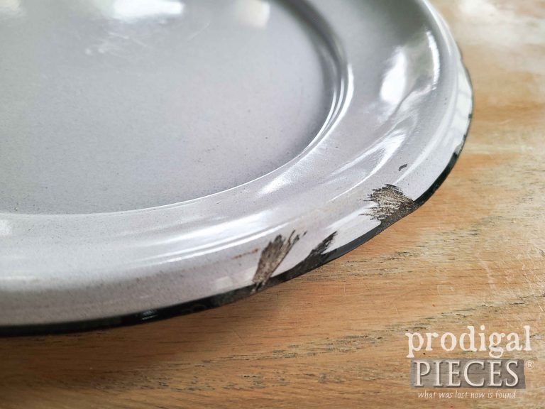Light Gray Oval Platter Edge | shop.prodigalpieces.com