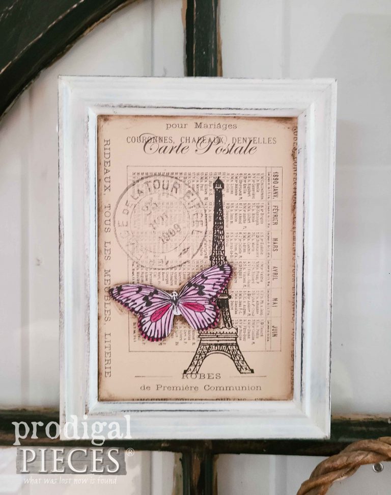Pink French Butterfly Wall Art | shop.prodigalpieces.com #prodigalpieces