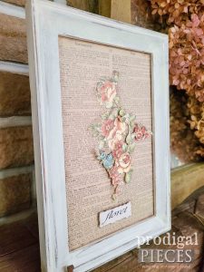 Side View of French Floret Wall Art | shop.prodigalpieces.com