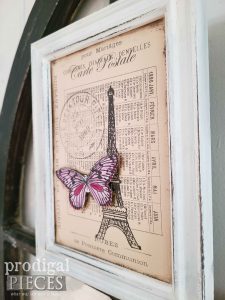 Side View of Pink Butterfly Wall Art | shop.prodigalpieces.com #prodigalpieces