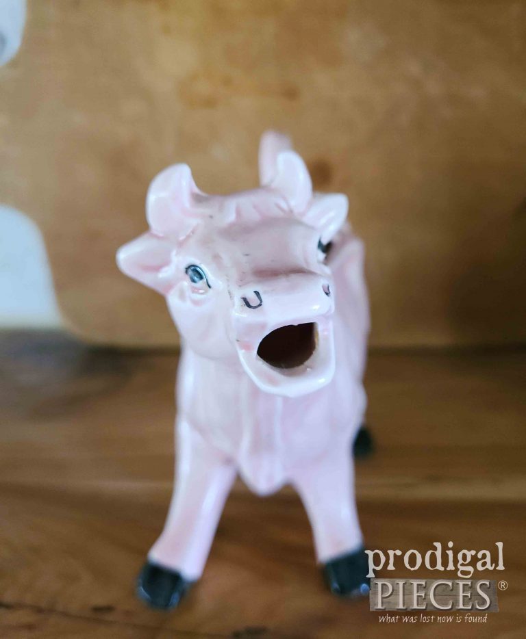 Pink Ceramic Cow Face | shop.prodigalpieces.com #prodigalpieces