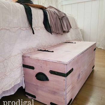 Farmhouse Wooden Trunk available at Prodigal Pieces | shop.prodigalpieces.com #prodigalpieces #farmhouse #shopping