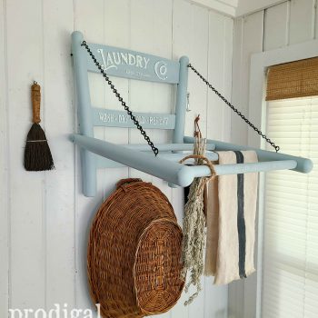 Open Farmhouse Folding Drying Rack available at Prodigal Pieces | shop.prodigalpieces.com #prodigalpieces #shopping