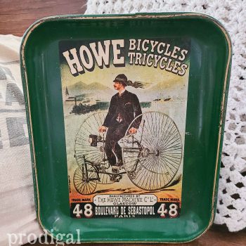 Vintage Howe Bicycles Tray available at Prodigal Pieces | shop.prodigalpieces.com #prodigalpieces