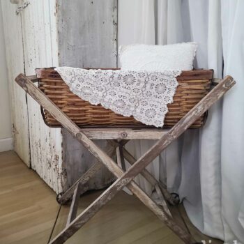 Antique Laundry Basket Cart available at Prodigal Pieces | shop.prodigalpieces.com #prodigalpieces #shopping #antique