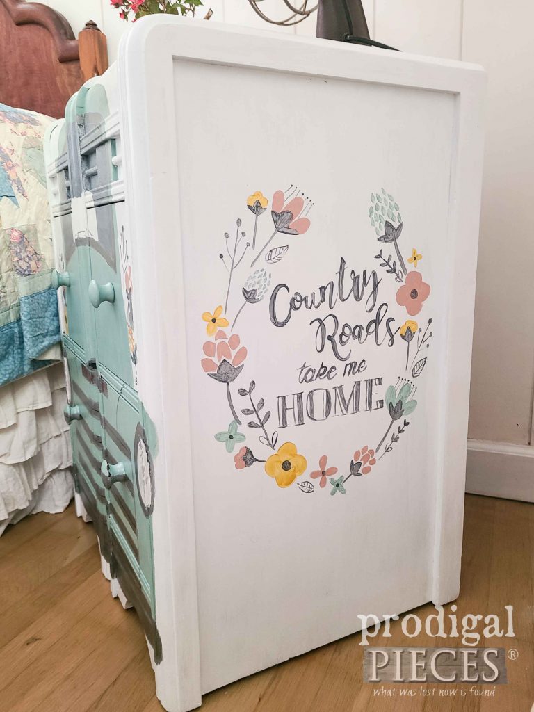 Country Roads Take Me Home Chest of Drawers | shop.prodigalpieces.com #prodigalpieces