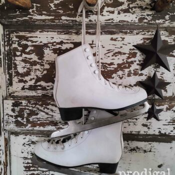 Vintage Ice Skates - Ladies Ice Skates available at Prodigal Pieces | shop.prodigalpieces.com #prodigalpieces #shopping #christmas