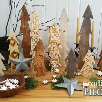 Nordic Wooden Christmas Trees ~ Handmade Set available at Prodigal Pieces | shop.prodigalpieces.com #prodigalpieces #christmas #shopping