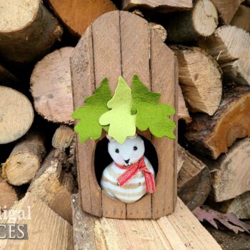DIY Handmade Squirrel Treehouse Playset | shop.prodigalpieces.com #prodigalpieces