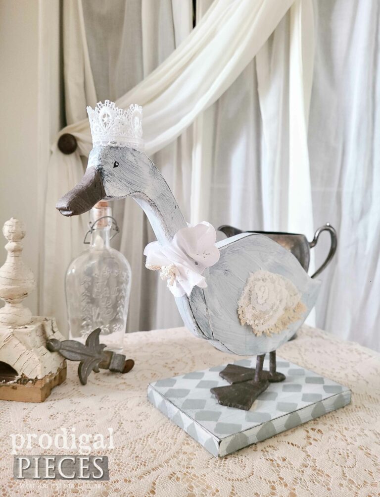 Handmade Shabby Chic Goose available at shop.prodigalpieces.com #prodigalpieces