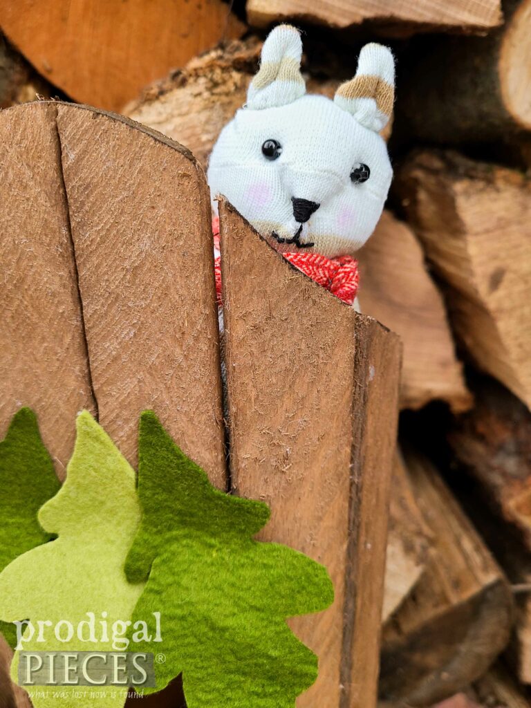 Peek Handmade Sock Squirrel | prodigalpieces.com #prodigalpieces