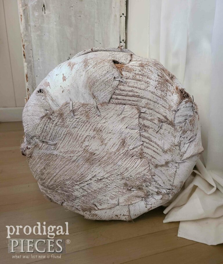 Bottom of Coconut Husk Basket | shop.prodigalpieces.com #prodigalpieces