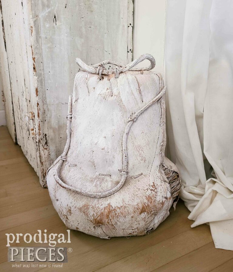 Handmade Coconut Husk Basket with Wicker | shop.prodigalpieces.com #prodigalpieces