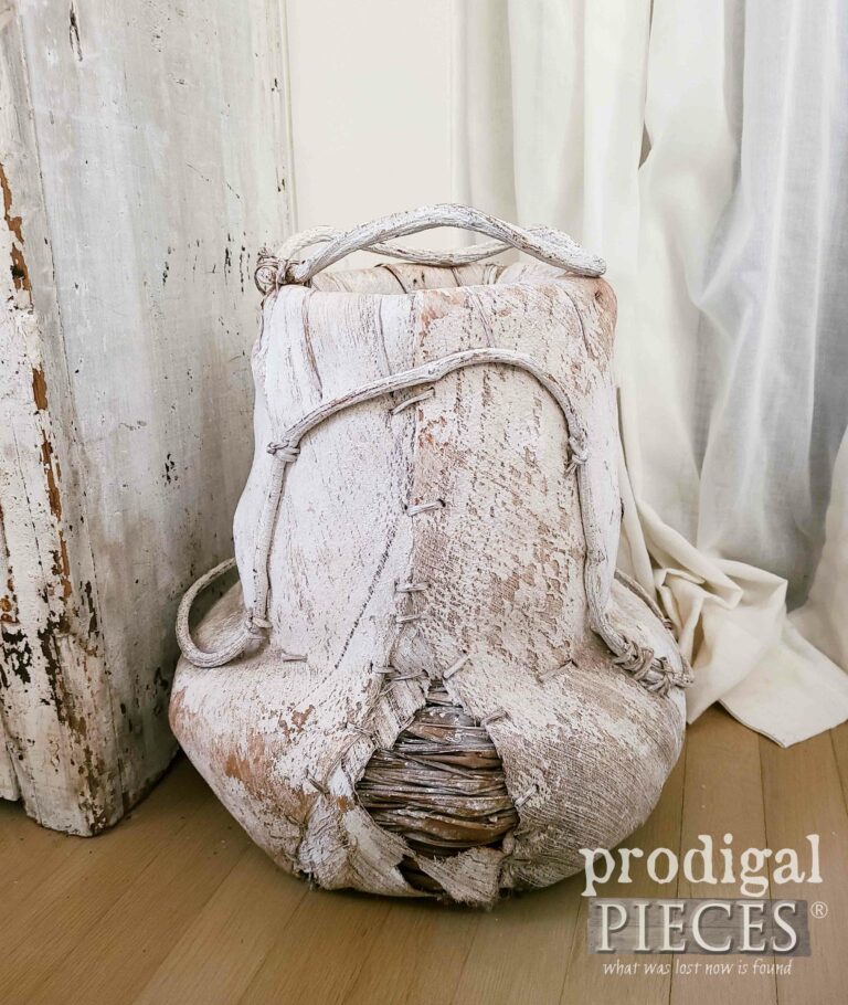 White Coconut Husk Basket | shop.prodigalpieces.com #prodigalpieces