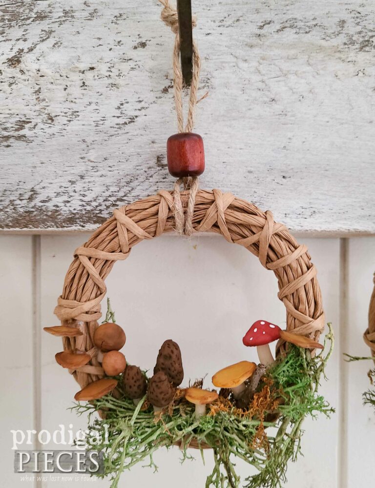 Mini Morel Wreath | shop.prodigalpieces.com #prodigalpieces