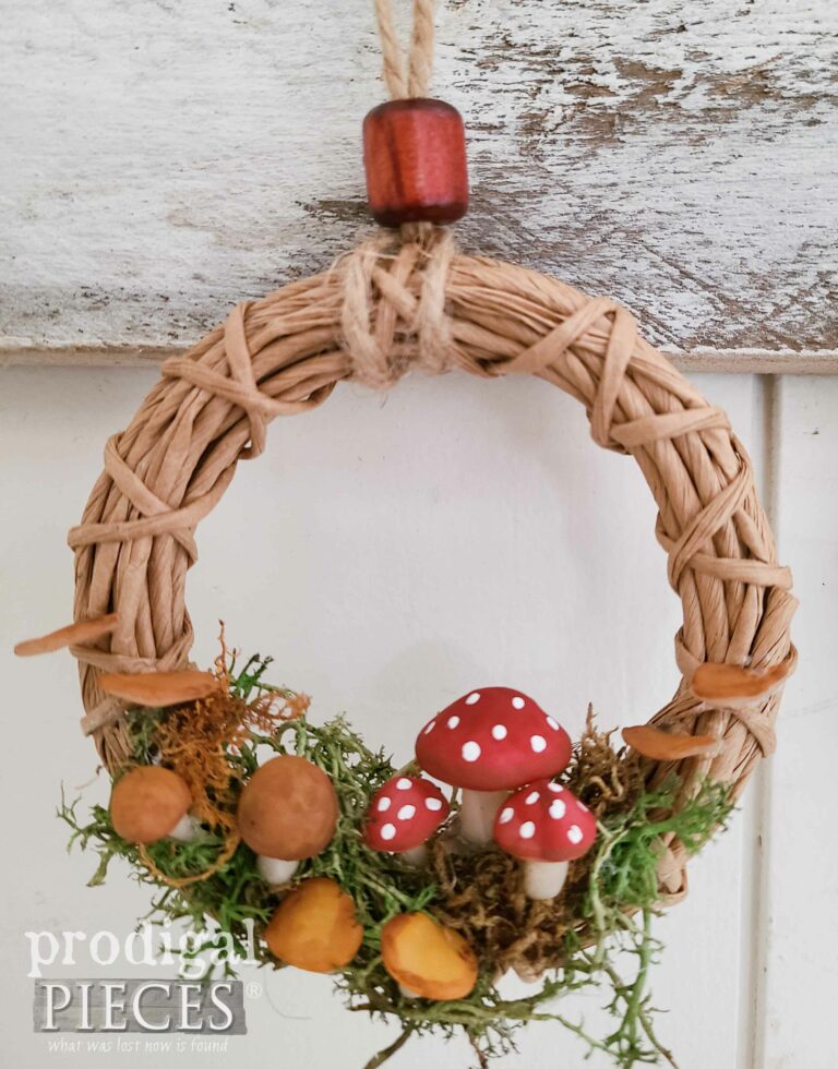 Mini Toadstool Wreath | shop.prodigalpieces.com #prodigalpieces