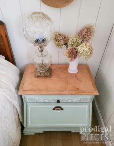 Top View Vintage Nightstand Side Table | shop.prodigalpieces.com #prodigalpieces
