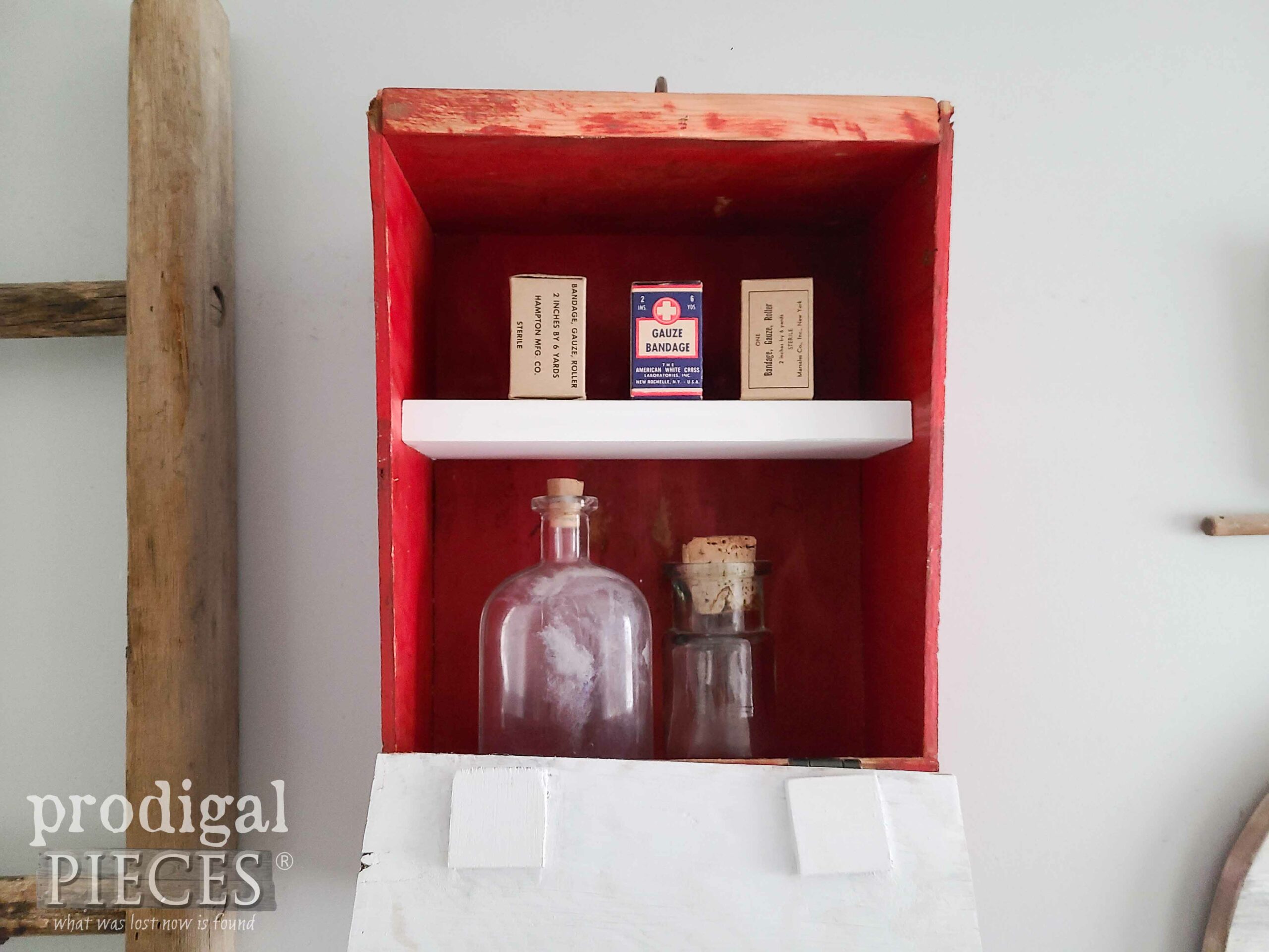 Vintage Medical Supplies Kit Box | shop.prodigalpieces.com #prodigalpieces