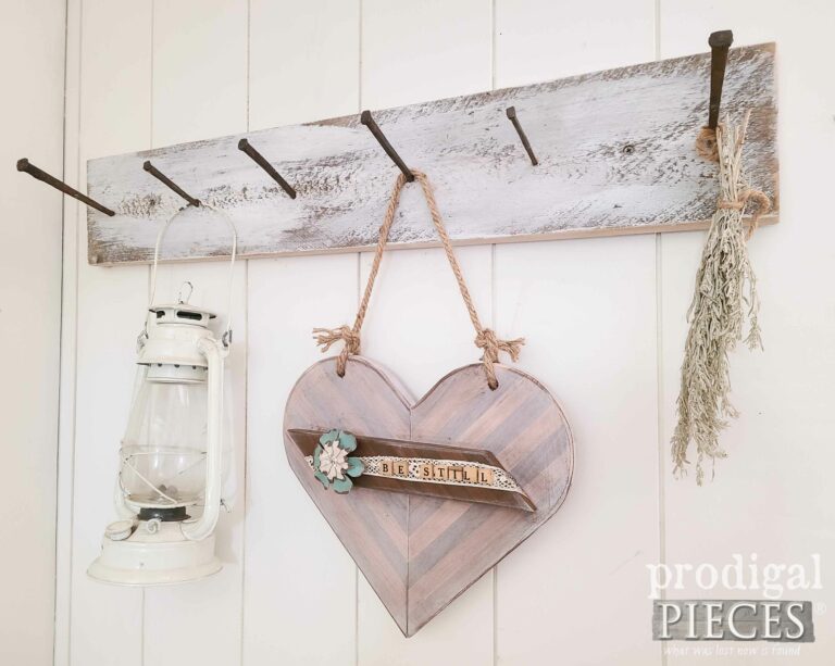Farmhouse Style Wooden Heart | shop.prodigalpieces.com #prodigalpieces
