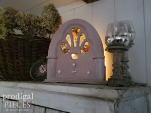 Lighted Antique Radio Music Box | shop.prodigalpieces.com #prodigalpieces