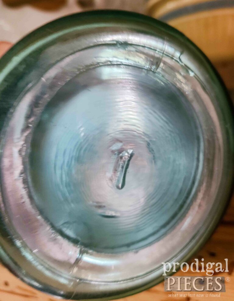 Embossed Blue Ball Jar | shop.prodigalpieces.com #prodigalpieces