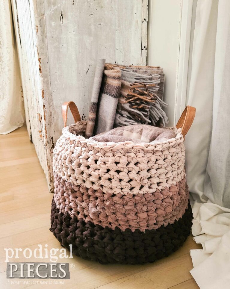 Handmade Crochet Basket - Extra Large available at Prodigal Pieces | shop.prodigalpieces.com #prodigalpieces