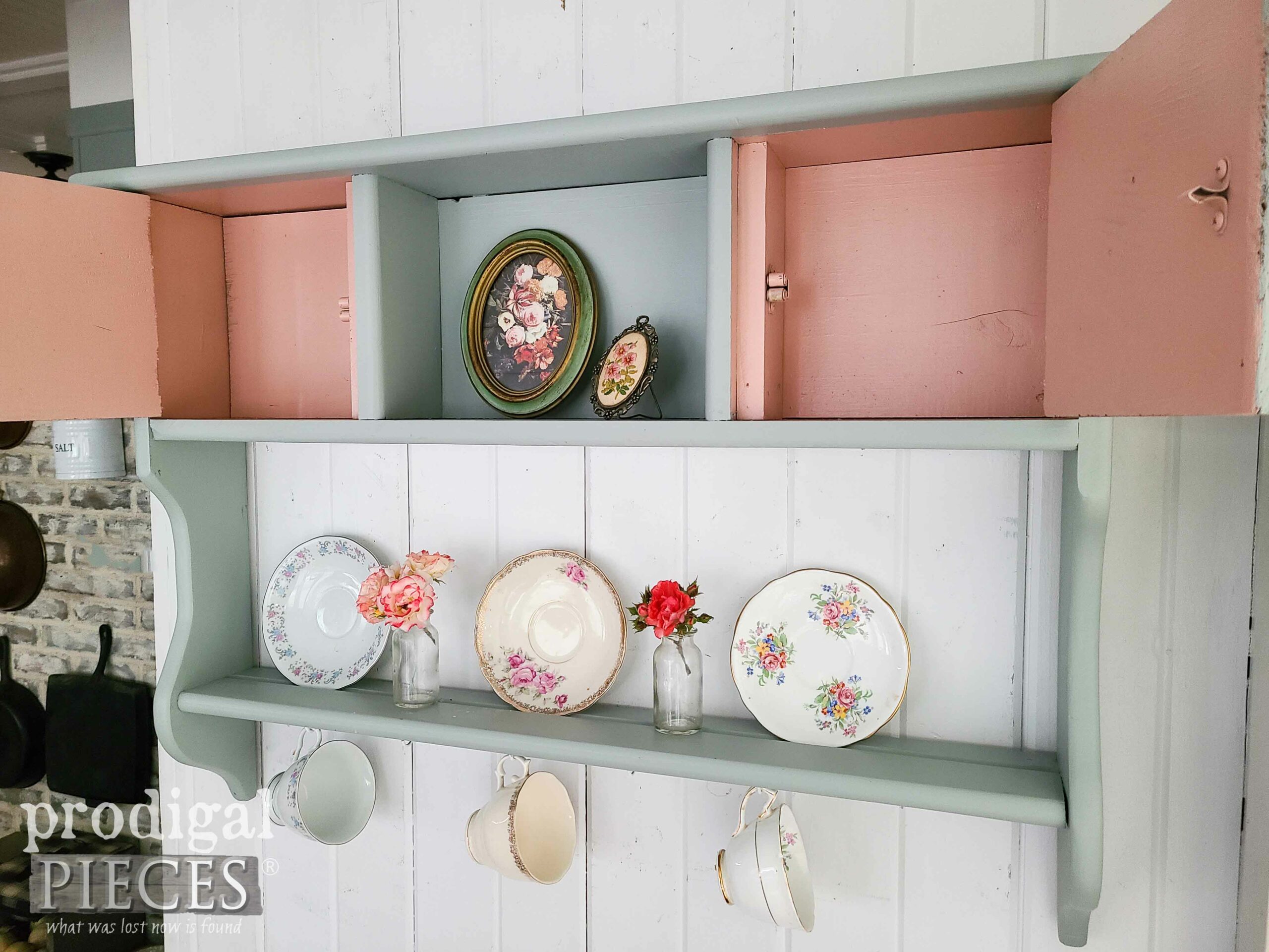 Right Side Vintage Cubby Shelf | shop.prodigalpieces.com #prodigalpieces