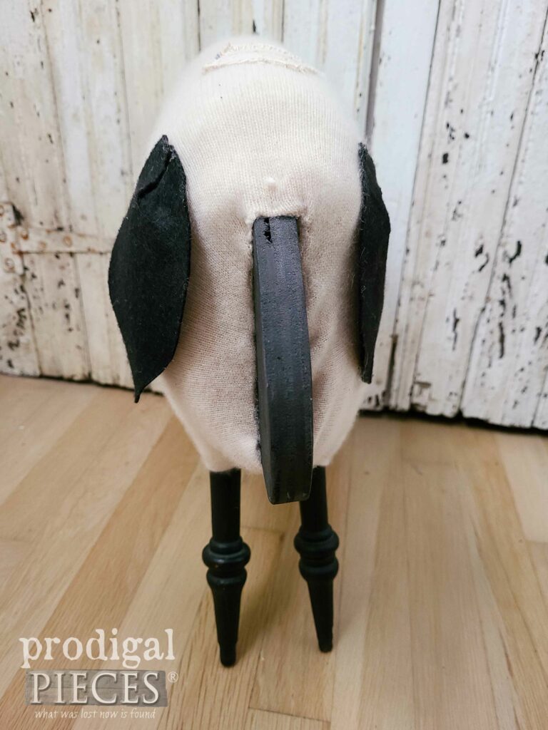 Front of Farmhouse Woolly Sheep | shop.prodigalpieces.com #prodigalpieces