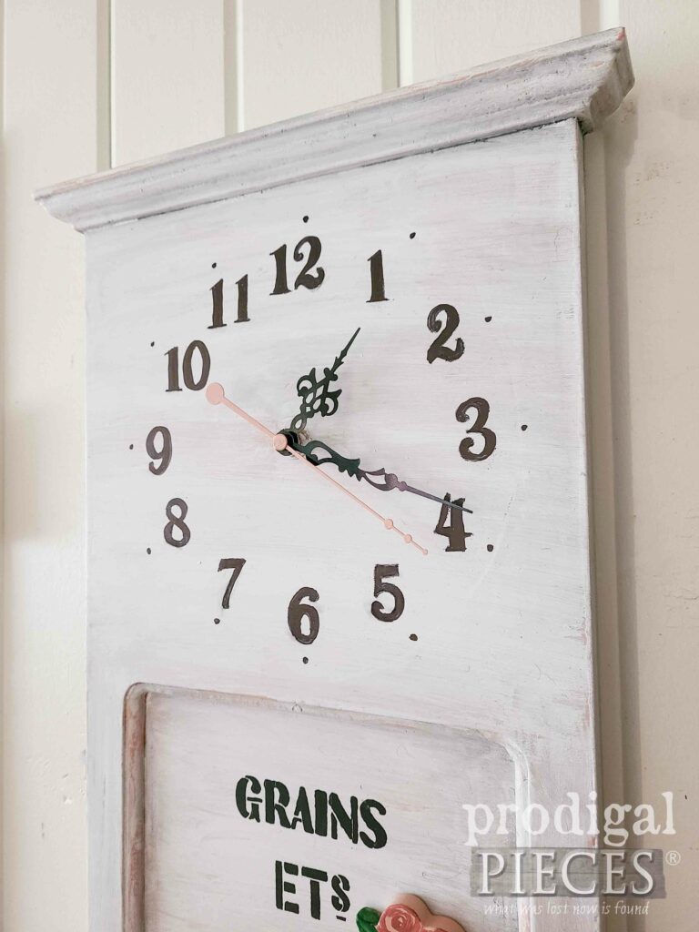 DIY Clock Face Vintage Style | shop.prodigalpieces.com #prodigalpieces