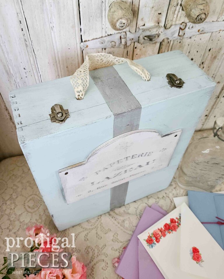 Top View French Letter Box | shop.prodigalpieces.com #prodigalpieces