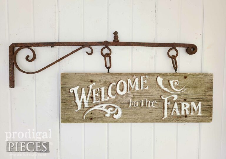 Rustic Welcome Sign for Farmhouse Decor available at Prodigal Pieces | shop.prodigalpieces.com #prodigalpieces