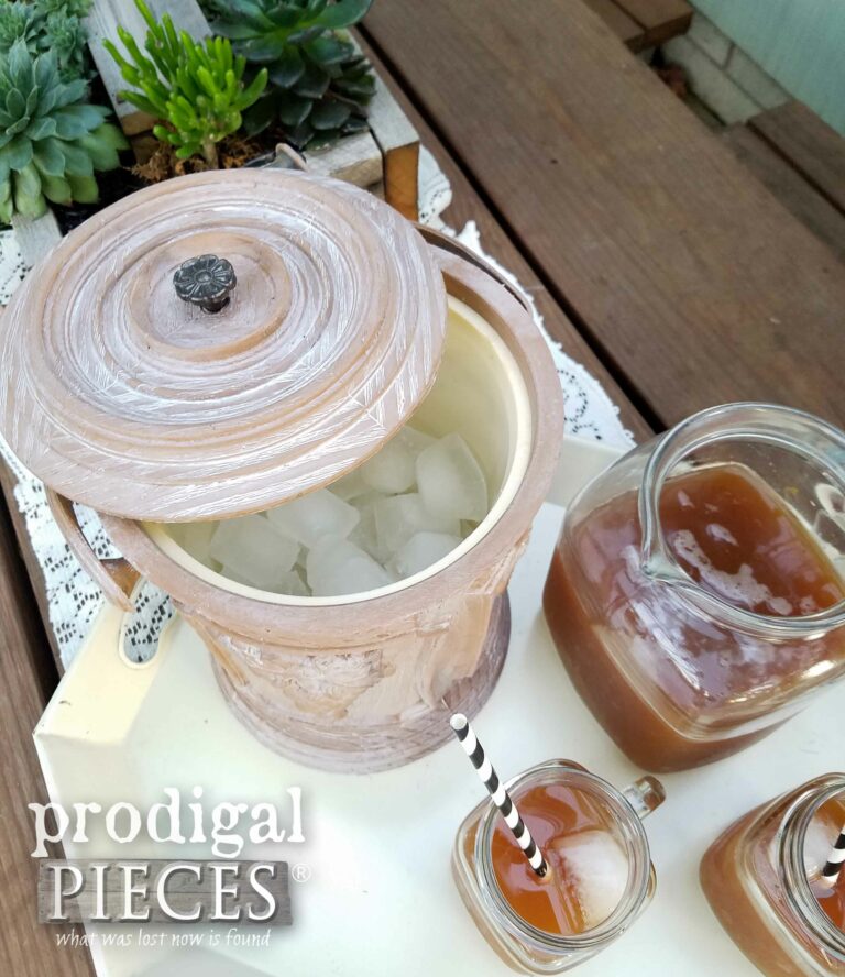 Open Vintage Ice Bucket | shop.prodigalpieces.com #prodigalpieces