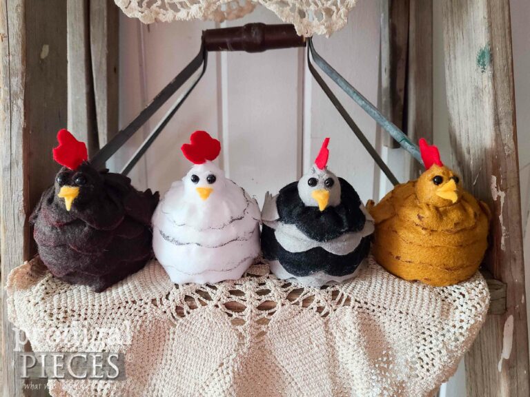 Flock of Felt Chicken Set available at Prodigal Pieces | shop.prodigalpieces.com #prodigalpieces