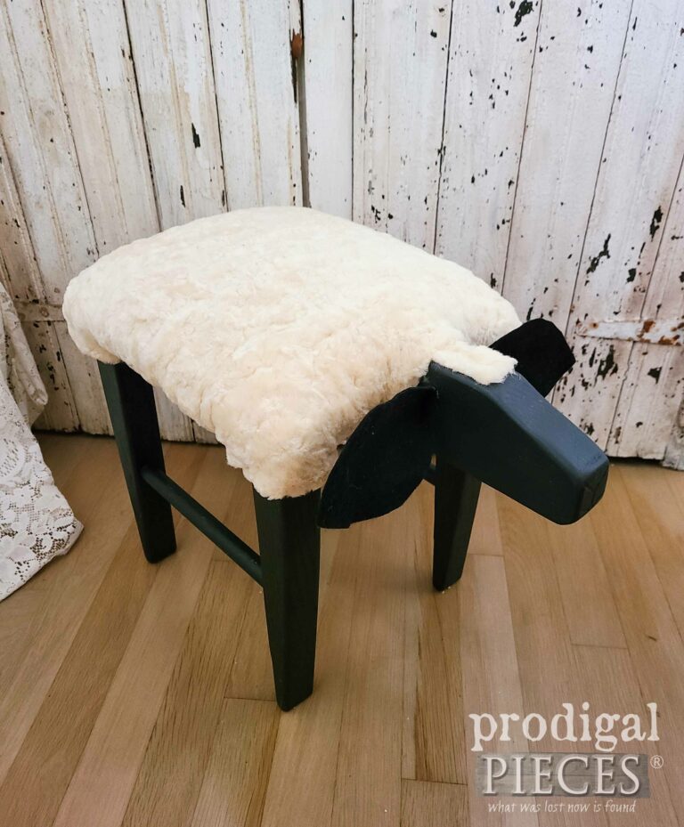 Top View Sheep Stool | shop.prodigalpieces.com #prodigalpieces
