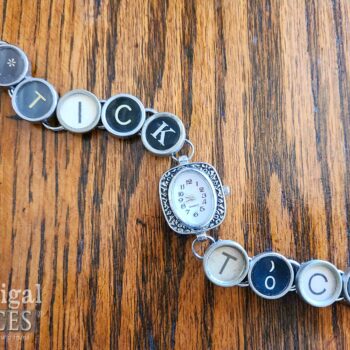 Antique Typewriter Key Watch available at Prodigal Pieces | shop.prodigalpieces.com #prodigalpieces