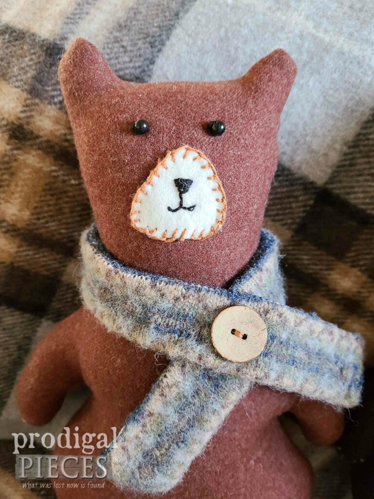Brown Wool Felt Boris Bear | shop.prodigalpieces.com #prodigalpieces