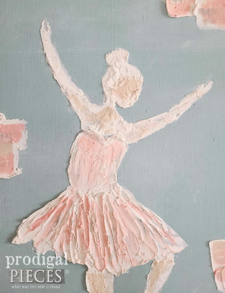 DIY Dancing Ballerina Art by Larissa of Prodigal Pieces | prodigalpieces.com #prodigalpieces