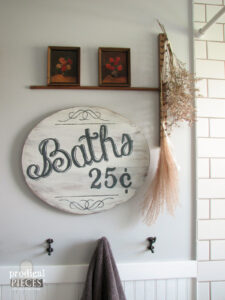 Hand-Painted Reclaimed Bath Sign available at Prodigal Pieces | shop.prodigalpieces.com #prodigalpieces