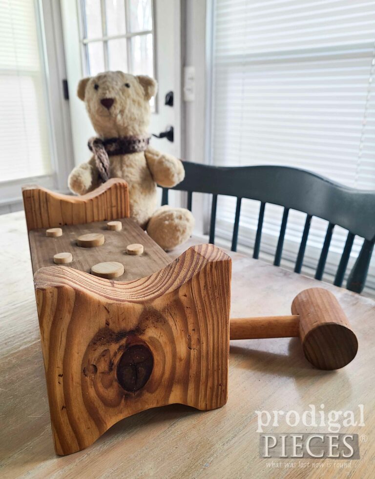 Baby Toddler Hammer Pounder Toy | shop.prodigalpieces.com #prodigalpieces