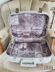 French Chic Suitcase with Lining | shop.prodigalpieces.com #prodigalpieces