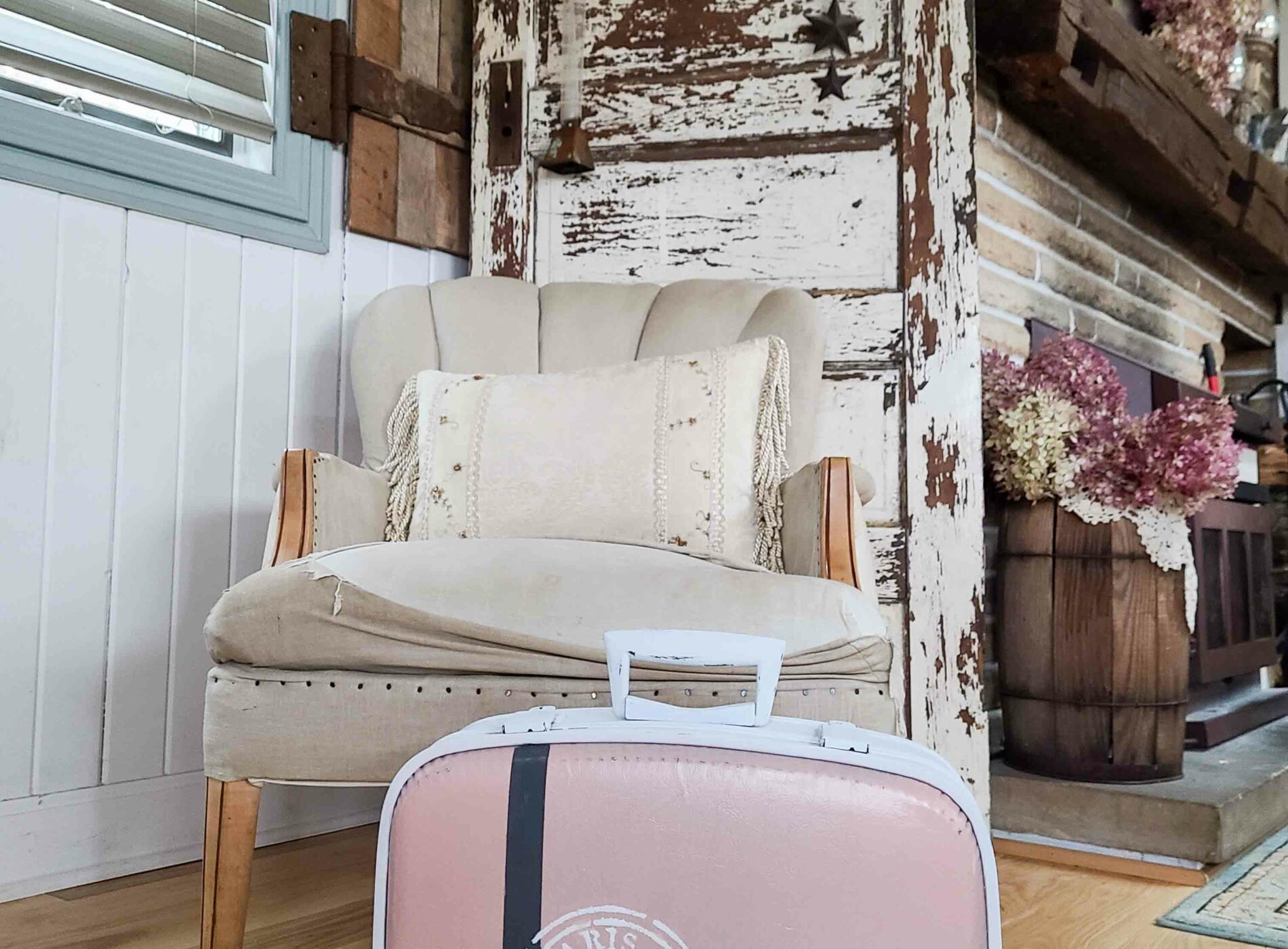 French Pink Vintage Suitcase available at Prodigal Pieces | shop.prodigalpieces.com #prodigalpieces