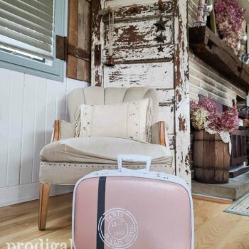 French Pink Vintage Suitcase available at Prodigal Pieces | shop.prodigalpieces.com #prodigalpieces