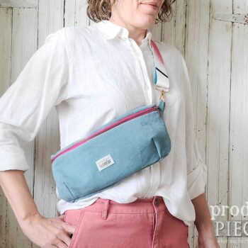 DIY Corduroy Hipbag by Larissa available at Prodigal Pieces | shop.prodigalpieces.com #prodigalpieces