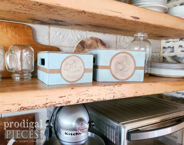 DIY Kitchen Storage Box Set | shop.prodigalpieces.com #prodigalpieces